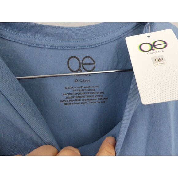 QE Queer Eye XX-Large Shirt Choose Kindness Cast Blue NWT - Picture 6 of 6